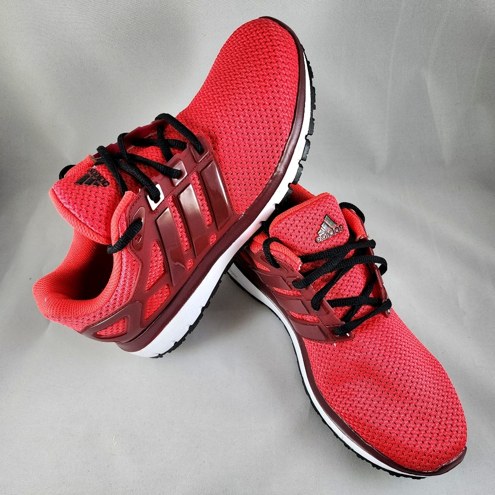 Adidas Energy Cloud WTC Red Running Shoes Sneakers, 8.5 US